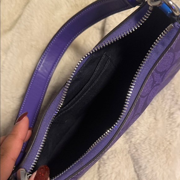 Coach Vibrant Purple and Blue Shoulder Bag - Picture 4 of 5
